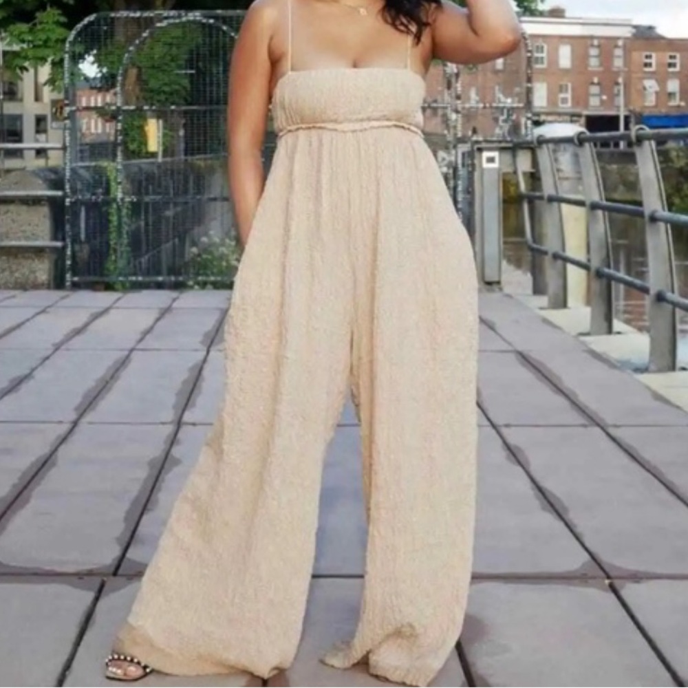 Nwt Zara Structured Long Jumpsuit - image 6